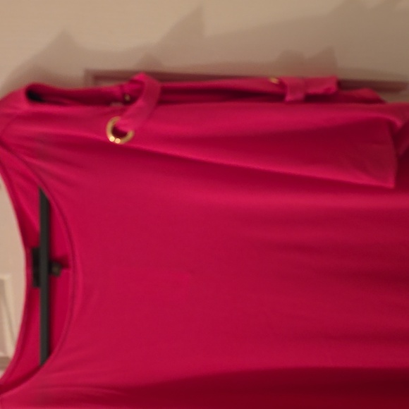 BOLD ELEMENTS BRAND WOMEN'S PINK OPEN ARM BLOUSE TOP SIZE XL - Picture 7 of 14